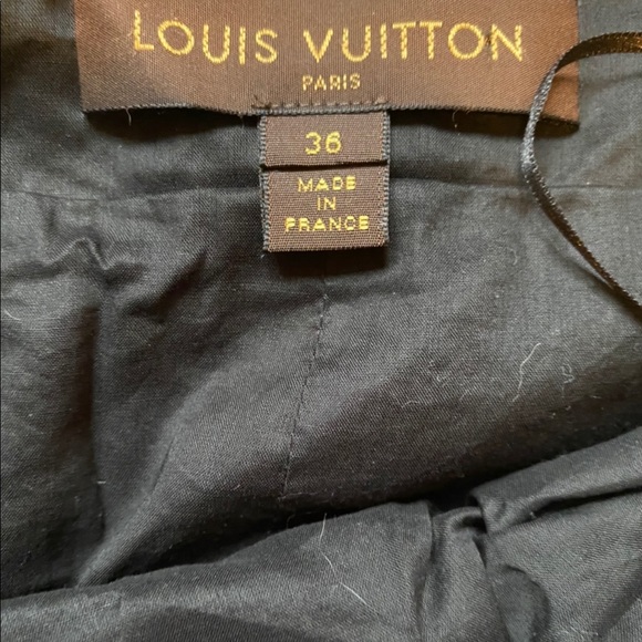 Black Louis Vuitton bow detail skirt - Picture 4 of 6